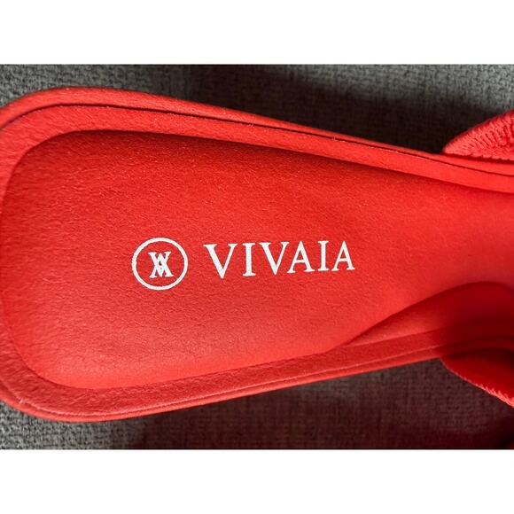 Vivaia Pointed-Toe Slingback Sandals Leah Citrus Orange Women's 41 US 9.5 - Picture 8 of 12